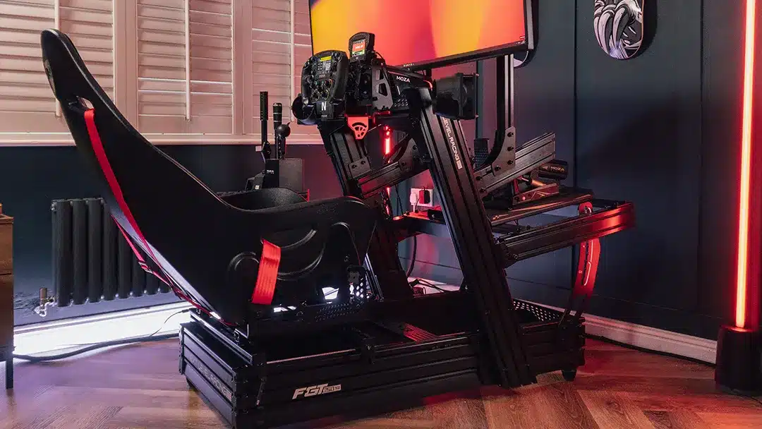 Next Level Racing F GT Elite Direct Mount Overhead Monitor Add 並行輸入品 F-GT Elite Lite Wheelplate Edition - Next Level Racing