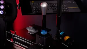 Sim-Lab SQ1 mounted to sim rig