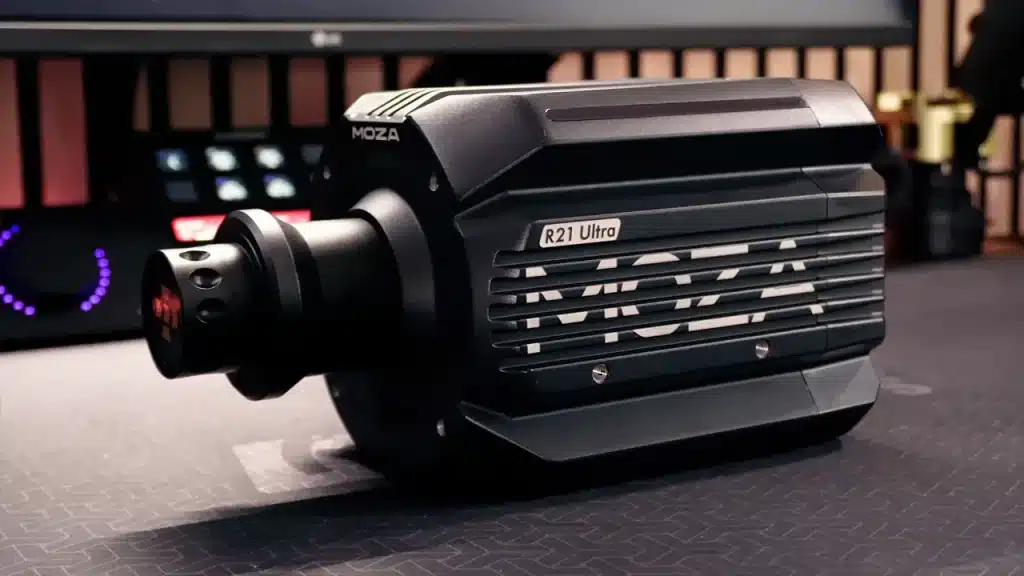 MOZA R21 Ultra design of the wheel