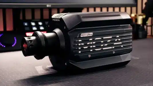 MOZA R21 Ultra design of the wheel