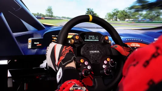 MOZA CS Pro Wheel Gameplay